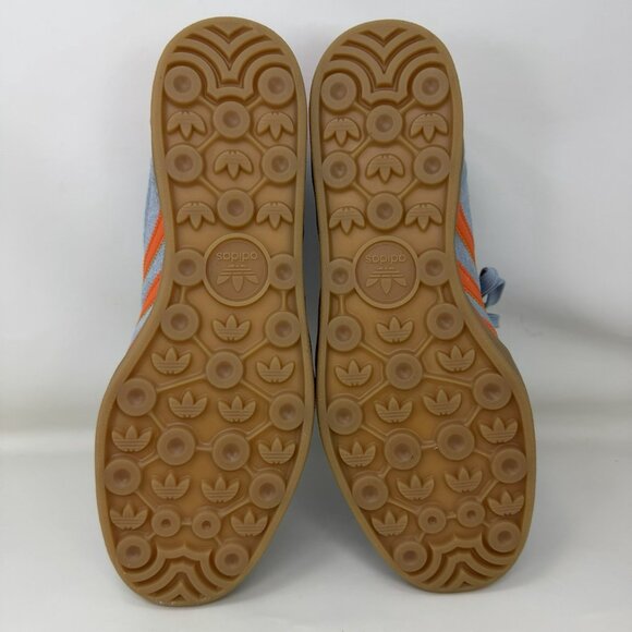 Adidas Gazelle Indoor Athletic Shoes Blue Orange Men’s Size 13 - Picture 6 of 8